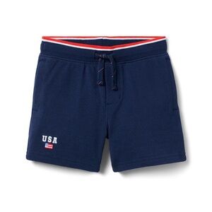 NWT- Embroidered USA Pique Short